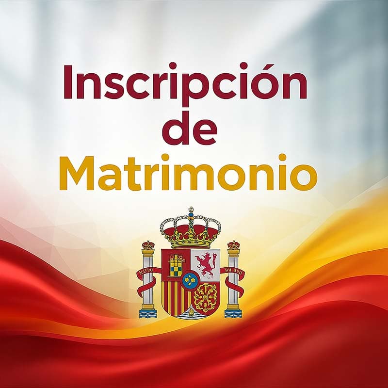 Inscripción de Matrimonio